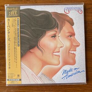 未開封 カーペンターズ CARPENTERS / メイドインアメリカ made in America洋楽 国内盤 デジタルリマスターCD POCM-9059 紙ジャケット仕様