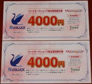 東建コーポレーション株主優待券8000円分 ハートマークショップ 2024年8月迄