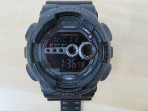 CASIO G-SHOCK GD-100 カシオ Gショック 腕時計 稼働品 ラバーベルト 激安1円スタート