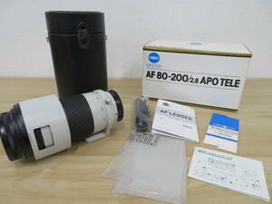 MINOLTA ミノルタ AF 80-200mm F2.8 APO TELE 箱付 現状品 激安1円スタート