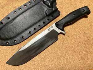 WORK TUFF GEAR Mt.Lion Bohler K329 Fixed Blade Black G10 Handle Kydex Sheath ワークタフギア 中古極上美品良品 