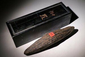 ☆撫子☆沈香　全長約28.5cm　重量約590ｇ　(検)伽羅 香木 唐物 中国美術 古玩