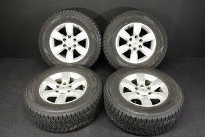 ☆冬至☆DUNLOP WINTER MAXX SJ8 265/65R17 TOYOTA純正17インチアルミ スタッドレスタイヤ4本 溝約9.22mm ハイラックス ランクル プラド等