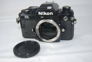 ★人気のブラック★露出計、シャッター全速OK★ Nikon ニコン FA ブラック ボディ #E-696