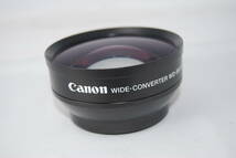 ★貴重★中古良品★ Canon キャノン ワイドコンバーター WD-58 0.7x58 WIDE-CONVERTER #E707_画像5