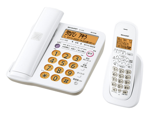デジタルコードレス電話機 JD-G56CL （受話子機＋子機1台・ホワイト系）