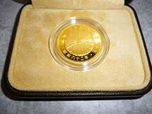 天皇陛下御在位６０年記念貨幣　６２年銘　１０万円プルーフ金貨　　◆◆ 送料無料 ◆◆_画像2