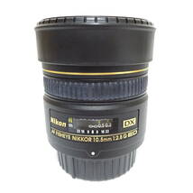 【2217033/297/mrrz】Nikon AF FISHEYE NIKKOR 10.5mm 1:2.8 G ED カメラレンズ 動作未確認 60サイズ発送同梱不可_画像2