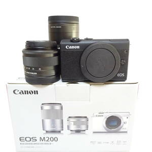 【2222444/203/mrrz】Canon EOS M200 デジタルカメラ 通電確認済み 80サイズ発送同梱不可