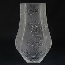 【2244049/279/mrrz】箱付き LALIQUE ラリック オンベル フラワーベース 花瓶 花びん クリスタル 置物 インテリア 100サイズ発送同梱不可_画像2