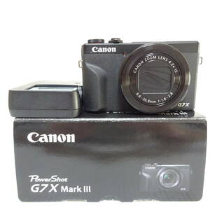 【2254305/191/mrrz】Canon Power Shot G7X MarkⅢ デジタルカメラ 通電確認済み 60サイズ発送同梱不可