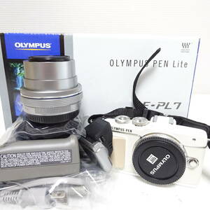 【2300778/102/mrrz】OLYMPUS PEN Lite E-PL7 デジタルカメラ 通電確認済み 60サイズ発送同梱不可