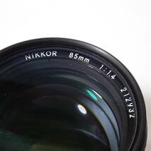 NIKON ニコン/カメラレンズ 85mm 1:1.4 212932 動作未確認 60サイズ発送同梱不可【2321665/296/mrrz】_画像4