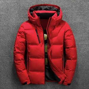 ダウンジャケット メンズ 中綿コート ショート丈 フード付き アウター 防風 防寒 厚手 全3色 大きいサイズ M~3XL