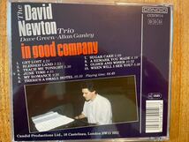 CD THE DAVID NEWTON TRIO / IN GOOD COMPANY_画像4