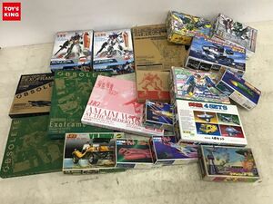 1円〜 同梱不可 ジャンク 1/144等 ストライクガンダム、VF-1S ストライク/スーパー バルキリー 他