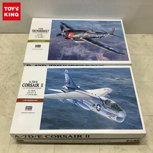 1円〜 ハセガワ 1/48 A-7D/E コルセアII、1/32 P-47D サンダーボルト