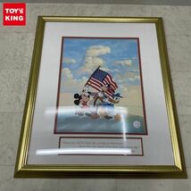 1円〜 箱無 ディズニー Spirit of America ミッキー＆グーフィー＆ドナルド セル画_画像1