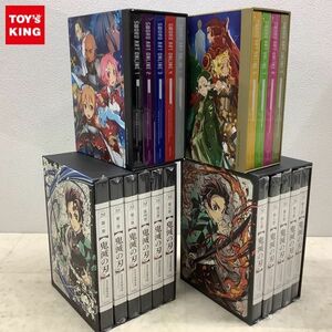 1円〜 訳あり Blu-ray 鬼滅の刃 完全生産限定版 第一〜十一巻 ソードアート・オンライン1〜9巻