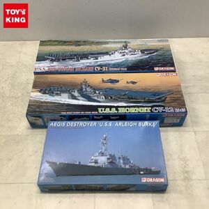 1円〜 ドラゴン 1/700 アメリカ海軍 航空母艦 U.S.S.ボノム・リシャール CV-31 朝鮮戦争、U.S.S.ホーネット CV-12 1945 等