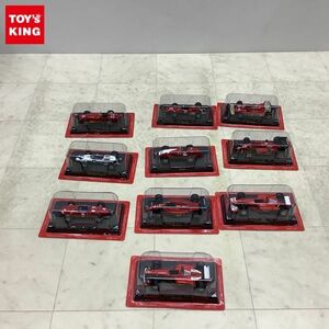 1円〜 アシェット 公式フェラーリF1コレクション 1/43 フェラーリ312 T4・1979 Jody Scheckter、F2001・2001 ミハエル・シューマッハ他