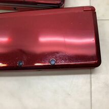 1円〜 動作確認/初期化済 箱無 NINTENDO 3DS 本体 CTR-001 フレアレッド 2点_画像10