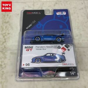 1円〜 未開封 TSM MINI GT 1/64 Pandem Nissan GT-R R35 GT Wing Japan Exclusive RHD メタリックブルー