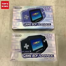 1円〜 ニンテンドーゲームボーイアドバンス AGB-001 本体 ブラック ミルキーブルー_画像1