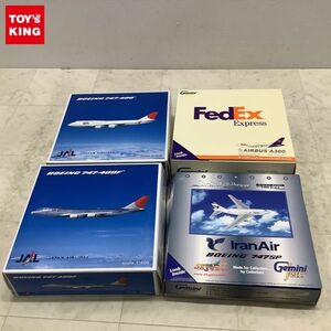 1円〜 herpa 等 1/400 JAL ボーイング747-400 Fed Ex Express AIRBUS A380 他