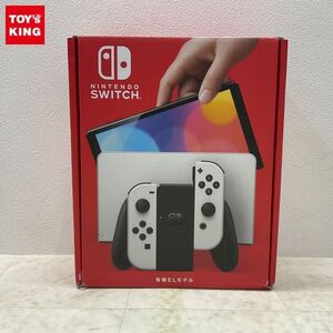 1円〜 欠品 動作確認/初期化済 Nintendo Switch 有機ELモデル HEG-001 Joy-Con ホワイト