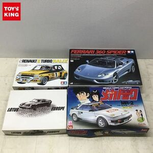 1円〜 タミヤ 1/24 フェラーリ360 スパイダー ルノー5 サンク ターボ ラリー仕様 エルエス 1/20 MR-2 他