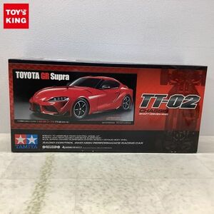 1円〜 タミヤ 1/10 電動RC 4WDレーシングカー トヨタ GR スープラ TT-02シャーシ