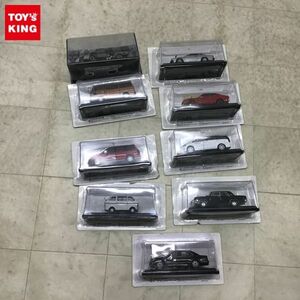 1円〜 国産名車コレクション等 1/43 トヨタ セルシオ（2001）、日産ブルーバード U HT2000GT-X（1973）他