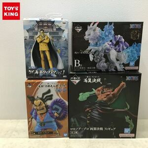 1円〜 未開封 ONE PIECE 一番くじ A賞 ロロノア・ゾロ 両翼決戦フィギュア B賞 雷ぞう フィギュア 他