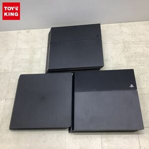 1円〜 動作確認/初期化済 箱無 PS4 本体 CUH-1000A CUH-1200A ジェット・ブラック 他