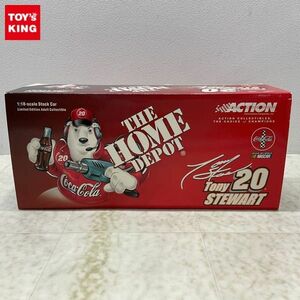 1円〜 ACTION 1/18 Tony Stewart #20 Home Depot コカ・コーラ Polar Bear 2001 Grand Prix