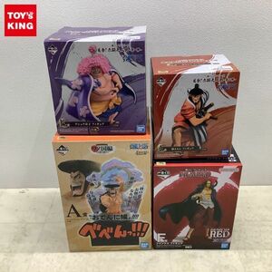 1円〜 未開封 一番くじ ONE PIECE FILM RED F賞 シャンクス フィギュア E賞 アシュラ童子 フィギュア 他