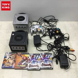 1円〜 訳あり ニンテンドーゲームキューブ 本体 等 DOL-001 ブラック、ポケモンコロシアム 他