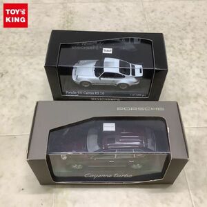 1円〜 ミニチャンプス 1/43 ポルシェ 911 カレラ RS 3.0 ポルシェ カイエン ターボ