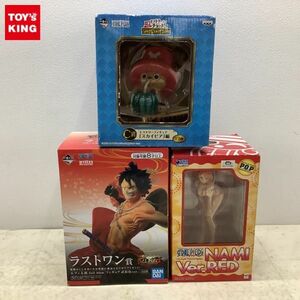 1円〜 未開封 ONE PIECE 一番くじ ラストワン賞 ルフィ太郎full blowフィギュア 武装色ver. P.O.P LIMITED EDITION/POP ナミVer.RED他