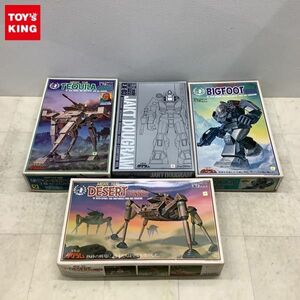 1円〜 タカラ他 1/72 太陽の牙ダグラム コンバットアーマー ビッグフット、テキーラガンナー 等