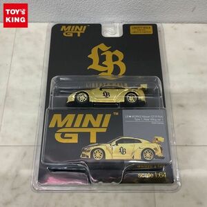 1円〜 未開封 TSM MODEL MINI GT 1/64 LB★WORKS Nissan GT-R R35 Type 1, Rear Wing ver 1, Gold Series RHD LIBERTY WALK TOKYO 限定