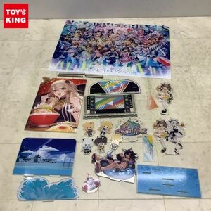 1円〜 hololive 3rd fes. Link Your Wish プレミアムアクリルパネル、80万人記念 teffish先生 描き下ろしアクリルパネル 獅白ぼたん 他