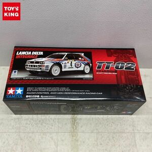 1円〜 タミヤ 1/10 電動RC・4WDラリーカー ランチア デルタ インテグラーレ TT-02シャーシ