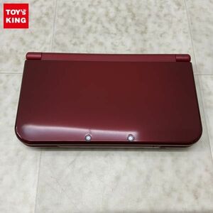 1円〜 動作確認/初期化済 箱無 newニンテンドー3DS LL RED-001 本体 メタリックレッド