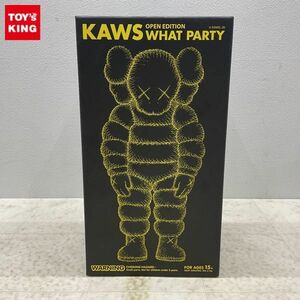 1円〜 メディコム・トイ KAWS WHAT PARTY YELLOW