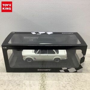 1円〜 ミニチャンプス 1/18 BMW 2002 ターボ 1973 ホワイト