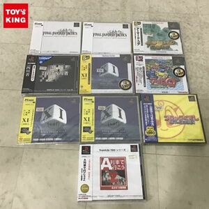 1円〜 未開封 PlayStation ソフト アーマード・コア ファイナルファンタジータクティクス 他