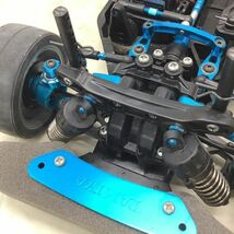 1円〜 ジャンク RC ラジコンカー シャーシ SANWA BL-sport スピードコントローラー ウレタンバンパー 他_画像9