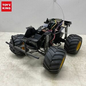 1円〜 ジャンク タミヤ 1/12 電動RC CW-01シャーシ、モーター、サンワ 1301サーボ 他